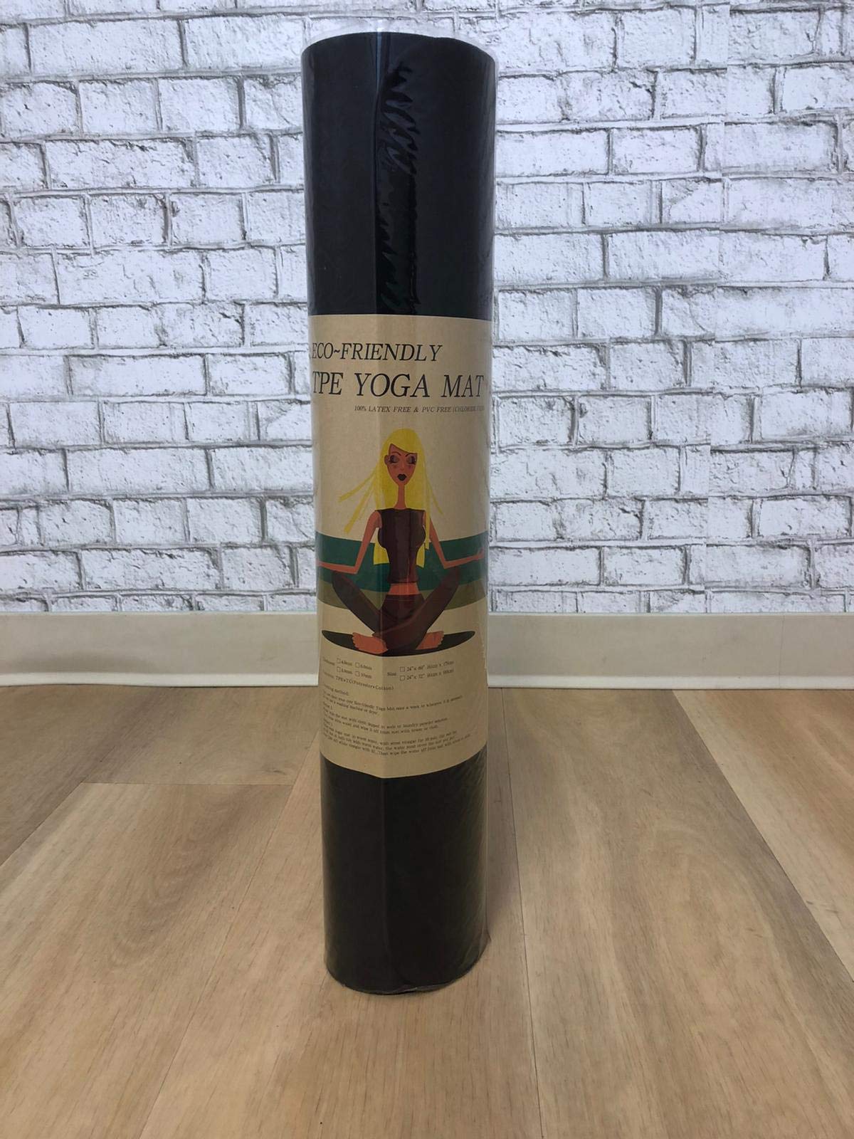 Premium Non-Slip Yoga Mat for Men & Women - Extra Thick 6'x2' Exercise Mat for Home, Gym, Yoga, Pilates & Fitness - Eco-Friendly TPE Material - Ideal for Hot Yoga, Meditation & Workouts