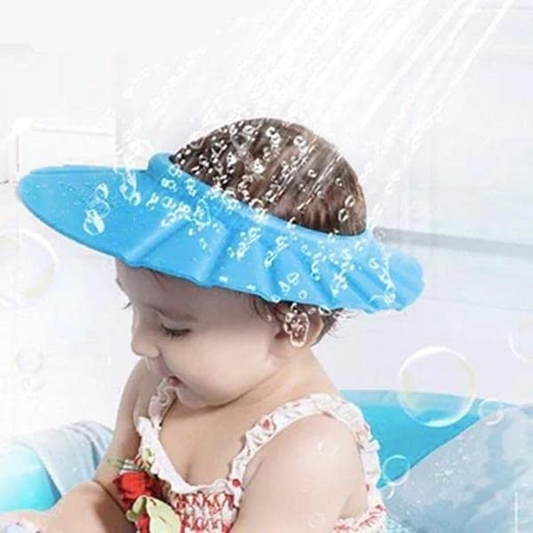 SPARSHMART Baby Shower Cap - Soft Bathing Cap for Infants, Waterproof Shower Protection for Newborns & Toddlers - Perfect for Bath Time, Hair Washing, and Swimming Lessons