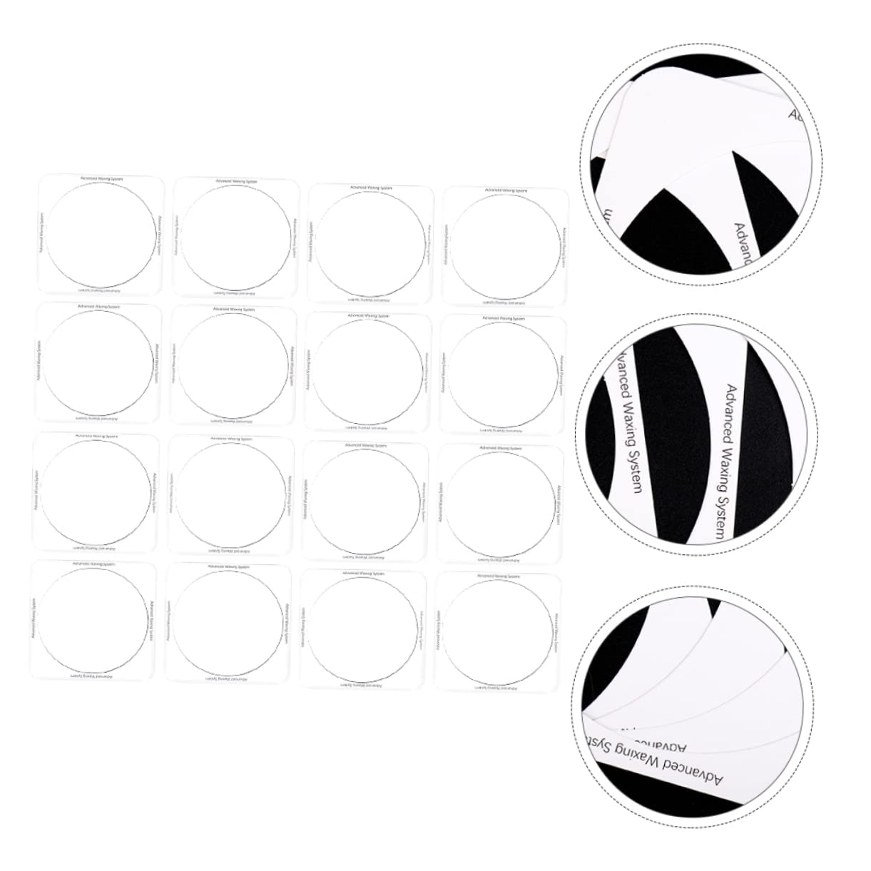 Beavorty 20pcs Hair Waxing Supplies Kit - Wax Warmer Accessories, Waxing Protection Rings, Wax Heater Washers & Bakery Tissue Paper for Professional Salon & Home Use