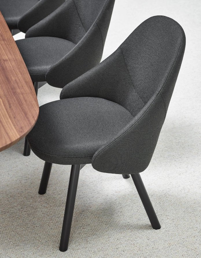 Albu Side Chair by Ton - Modern Wooden Dining Chair for Kitchen, Living Room & Office - Comfortable & Stylish Seating Solution
