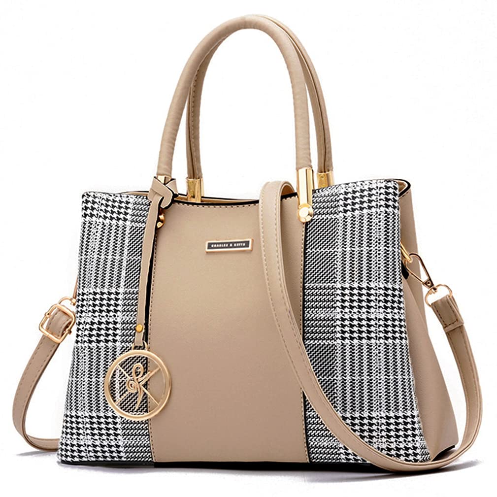 KURGOOL Women's Leather Handbags - Stylish Top Handle Satchel Shoulder Bag & Messenger Tote Purse for Women | Perfect for Work, Travel & Everyday Use