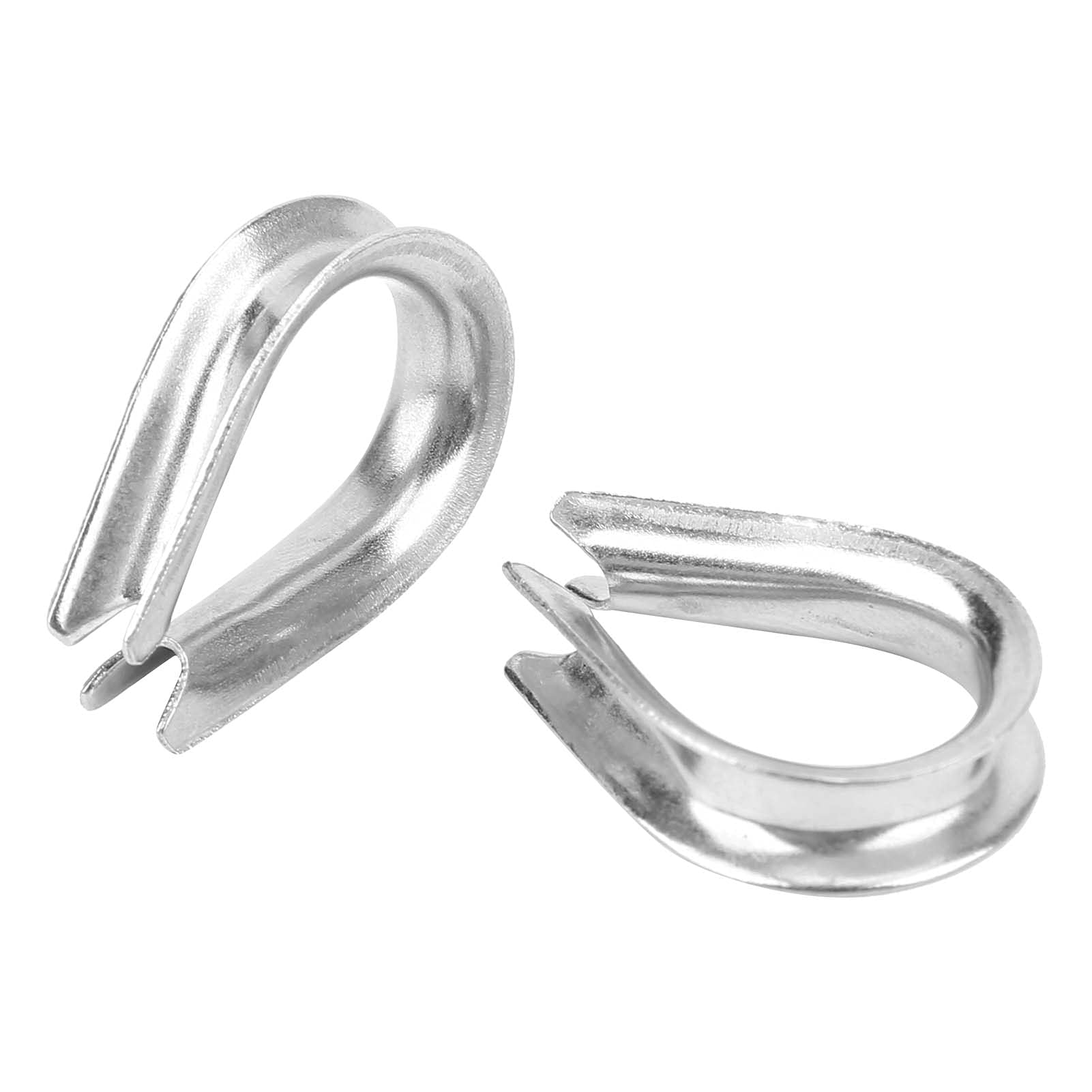 Stainless Steel U Type Clamps - Heavy Duty Wire Rope Clips for Electrical & Industrial Use - Home & Outdoor Applications