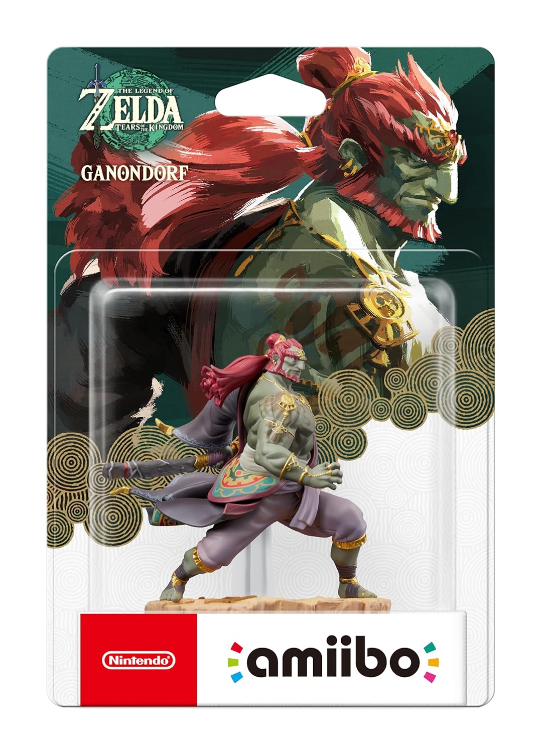Ganondorf Legend of Zelda Tears of the Kingdom amiibo Figure - Official Nintendo Collectible for Zelda Fans - Perfect for Gaming Display & Collection [US Version]