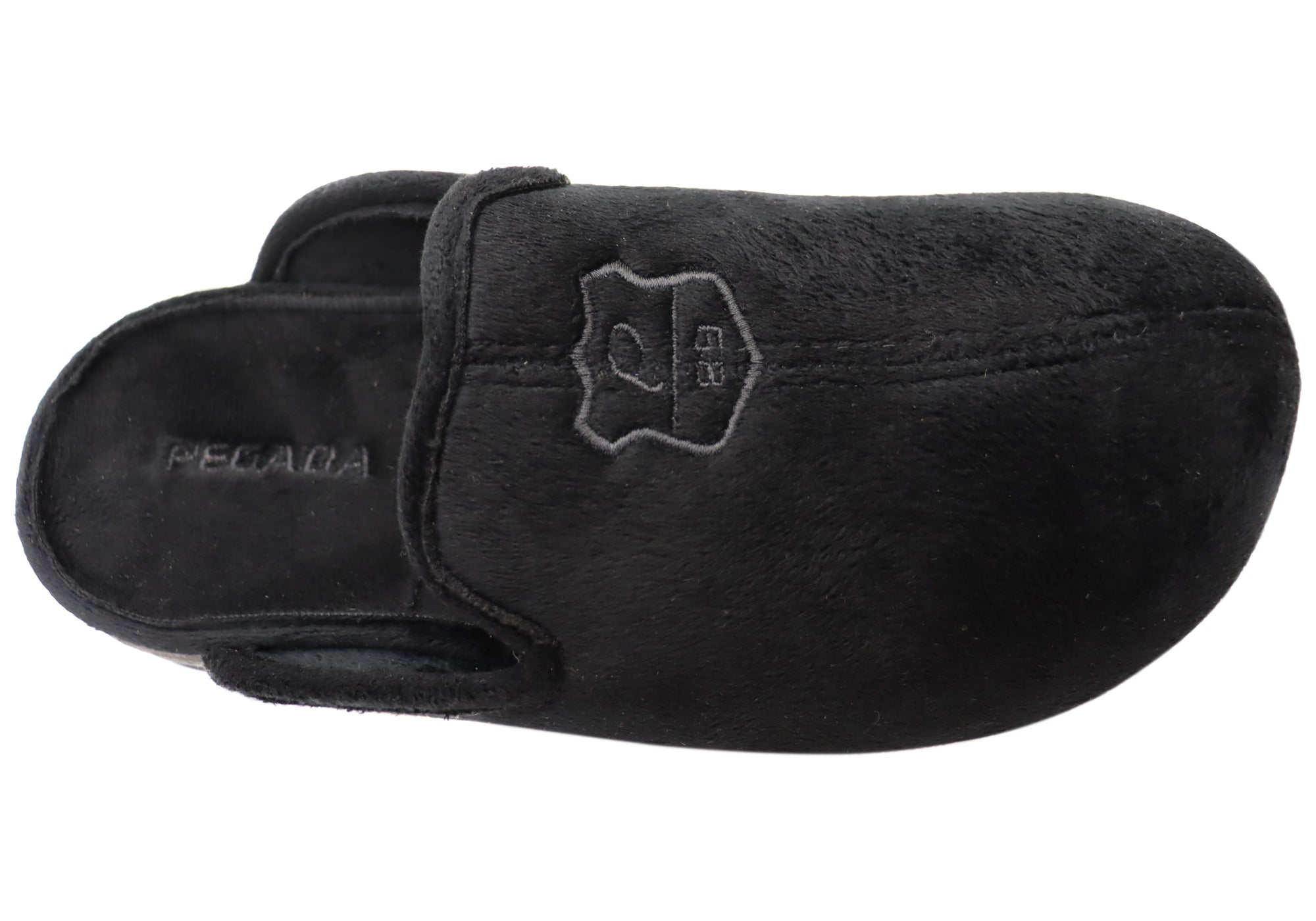 Marty Men's Brazilian Closed Toe Open Back Comfort Slippers - Soft House Shoes for Indoor/Outdoor Wear - Perfect for Lounging, Relaxing at Home or Quick Outdoor Errands