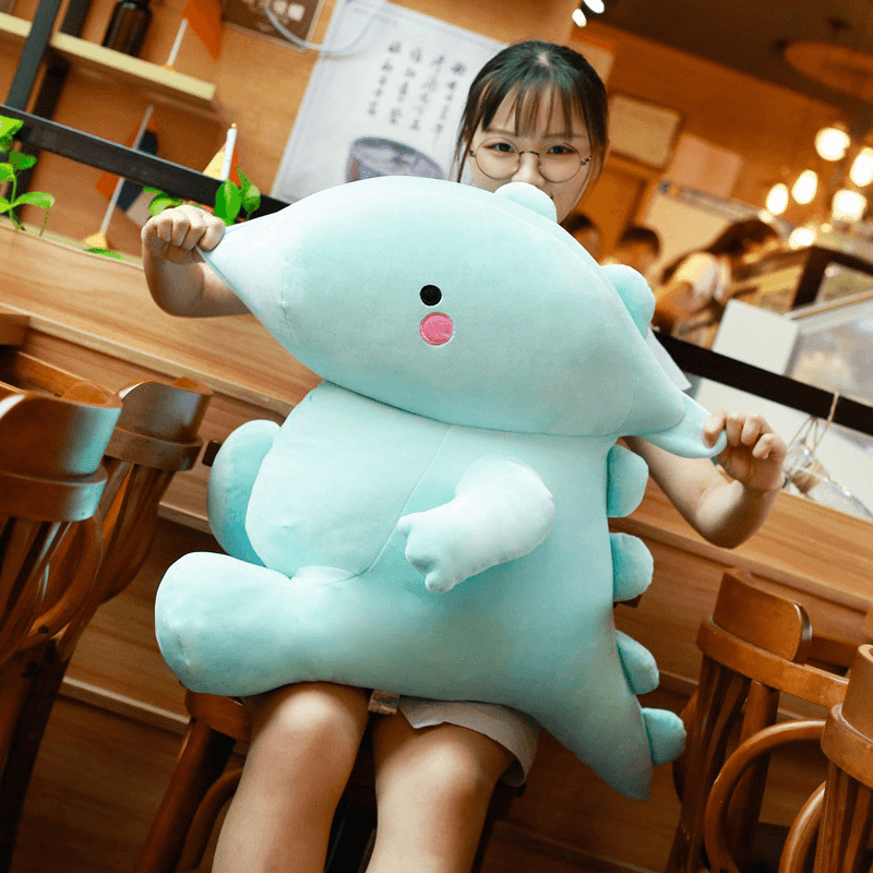 Cute and Chonky Kawaii Dinosaur Plush Toy - Soft Stuffed Animal for Kids, Gift for Dinosaur Lovers, Perfect for Cuddling, Room Decor and Birthday Presents