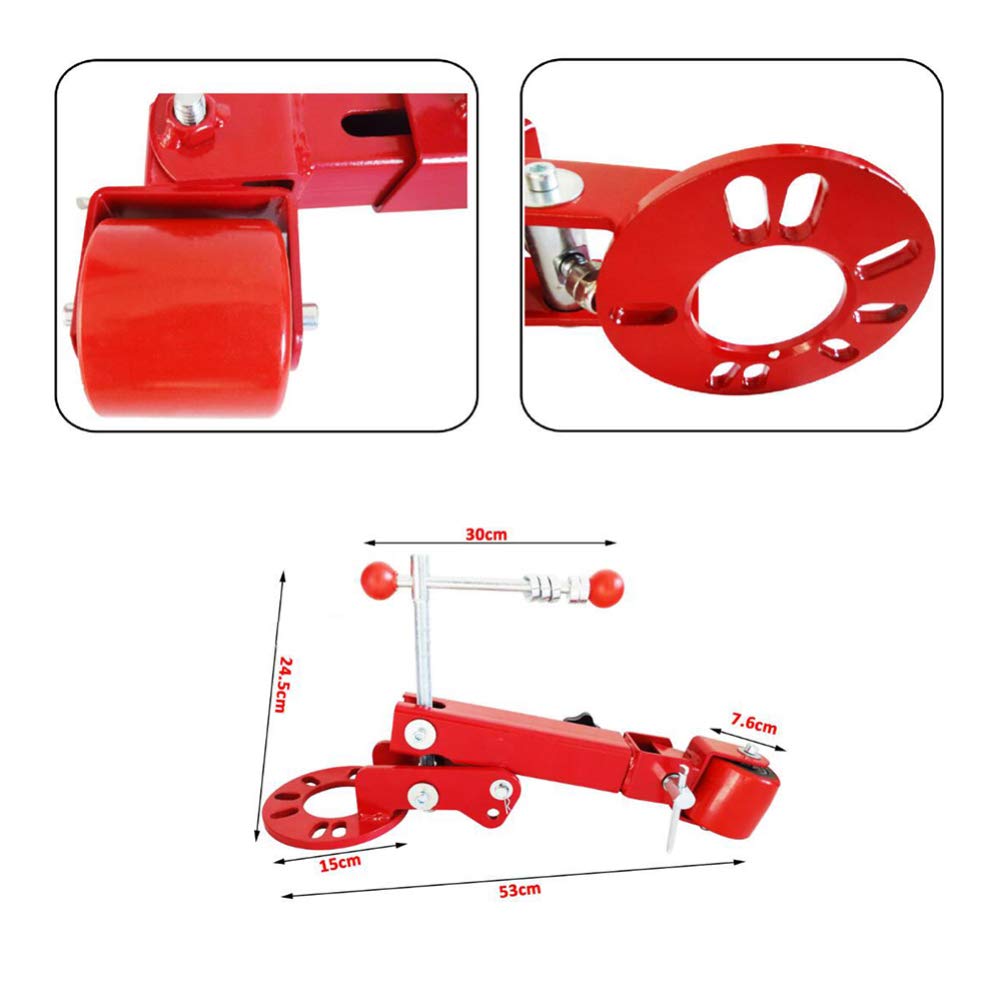 Tough Built Heavy Duty Metal Roller Wheel Arch Rolling Tool - Auto Body Repair, Car Fender Flaring & Extending Tool for Automotive DIY & Professional Use - Perfect for Body Shops, Custom Car Builds & Restoration Projects