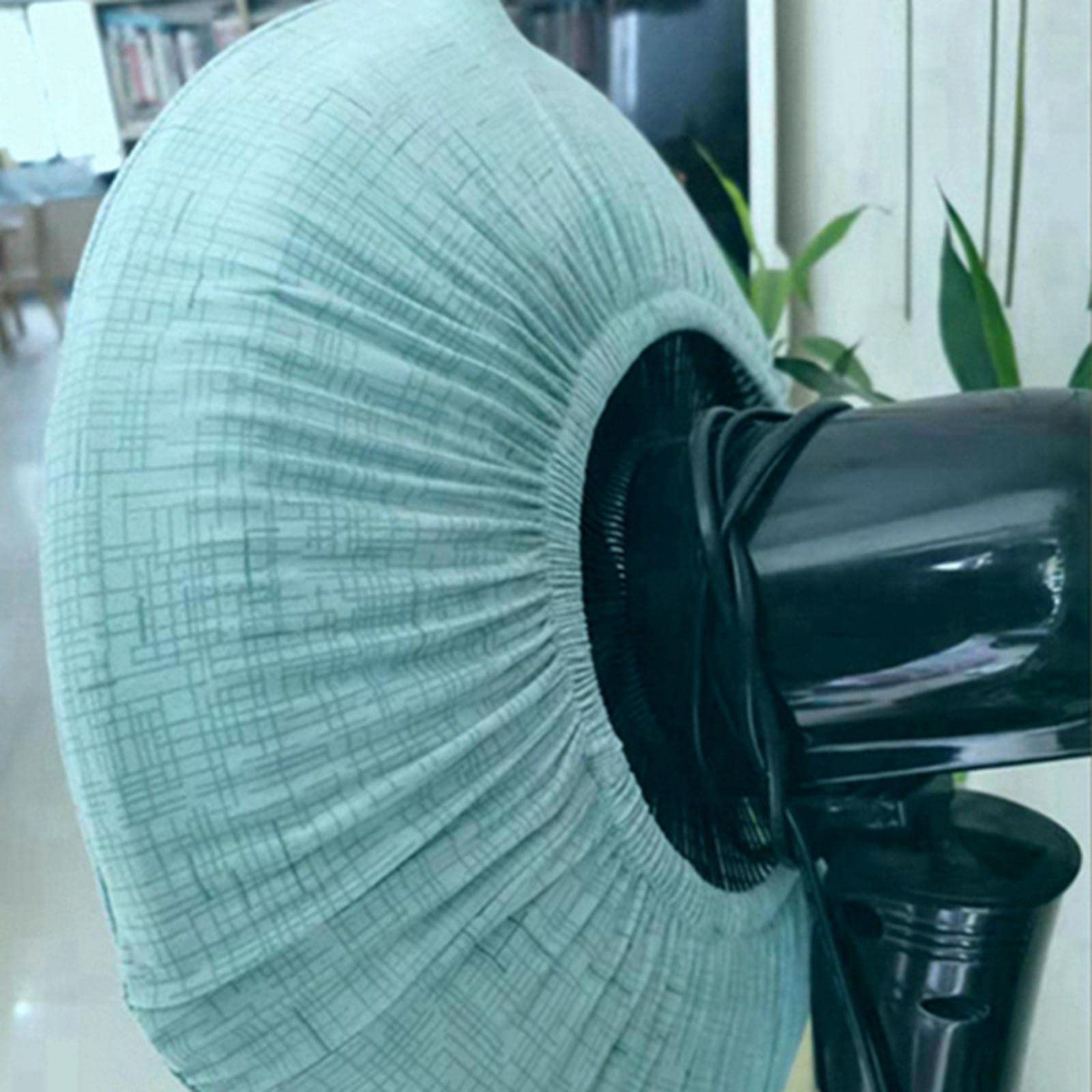 Round Fan Cover Net Guard Protector - Dustproof Safety Cover for 40-53cm (16-21 inch) Fans - Gray - Perfect for Home, Office & Outdoor Use