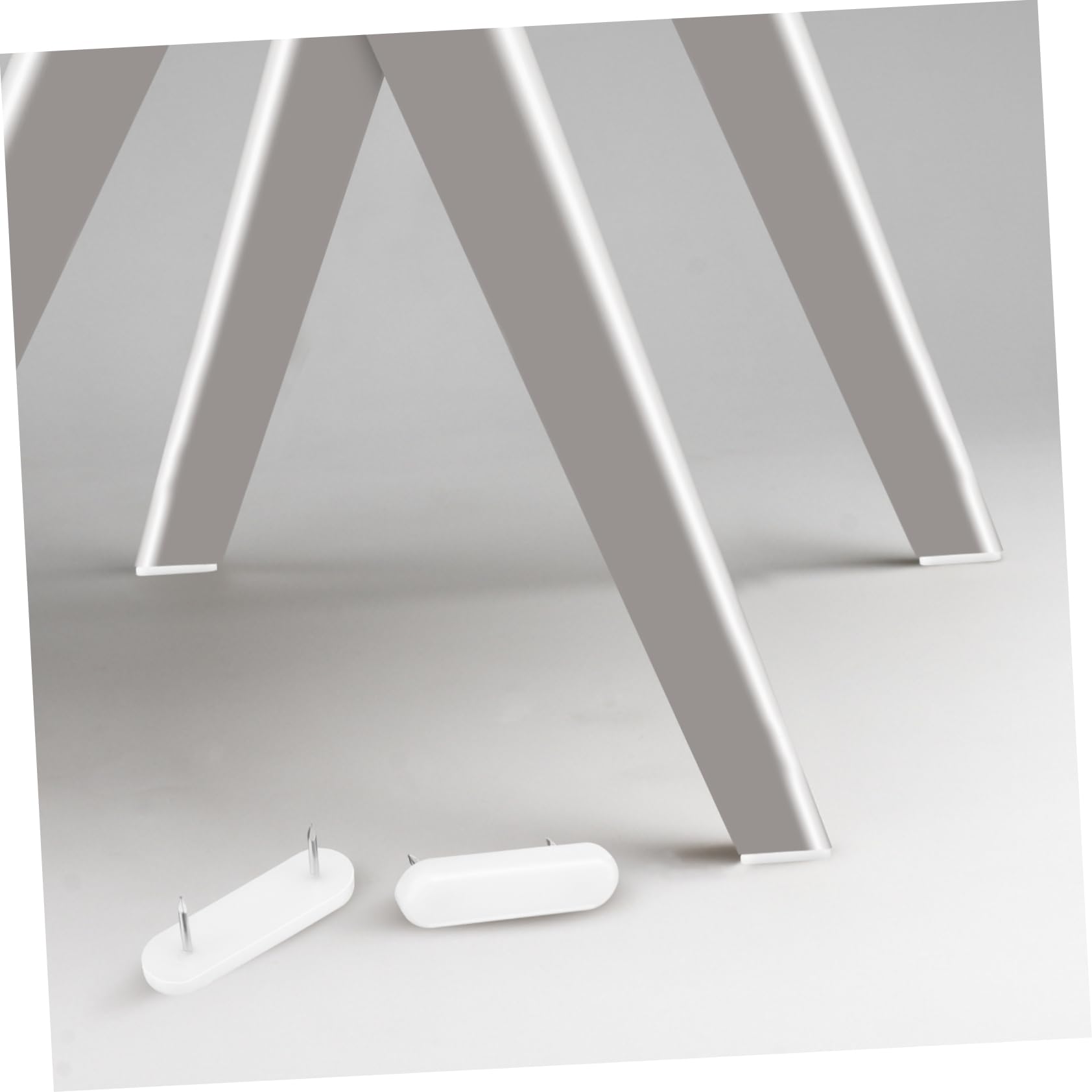 DOITOOL Nail Sliding Chair Fixing Accessories Kit - Double Head Needle Pins & Iron Sliding Rail for Stable Chair Repair - Perfect for Salon, Spa, and Home Nail Care Stations