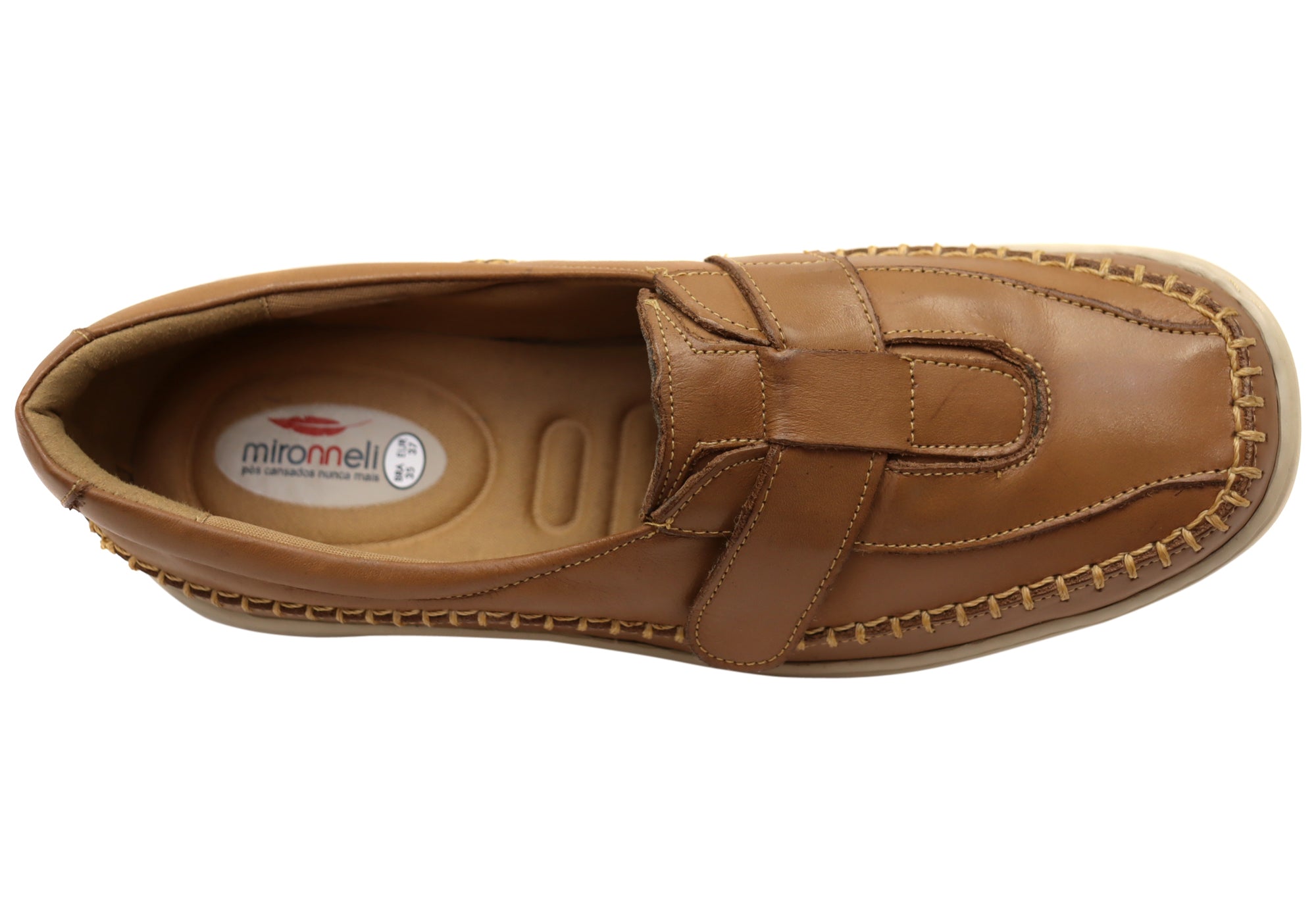 Mironneli Justine Women's Comfortable Brazilian Leather Shoes - Stylish & Durable for Work, Travel & Everyday Wear