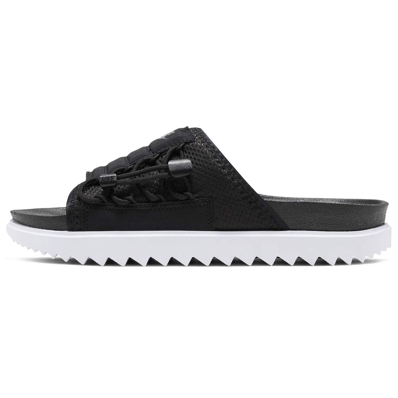 Nike Women's Asuna Slides CW9707 - Black/Anthracite-White - Size 8 | Comfortable Summer Sandals for Pool, Beach & Casual Wear
