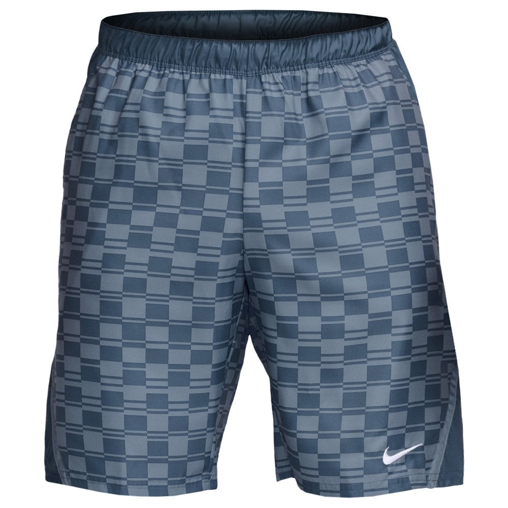 Nike Men's Victory 9 Print Running Shorts - Ashen Slate - Lightweight Quick-Dry Athletic Shorts for Gym, Jogging & Casual Wear