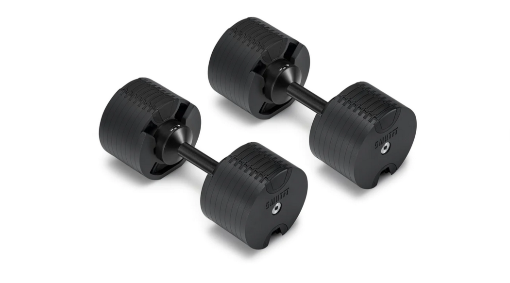 NÜOBELL 80lb Adjustable Dumbbell Set - Premium Home Gym Equipment for Strength Training & Weightlifting - Perfect for Home Workouts, CrossFit, and Fitness Enthusiasts