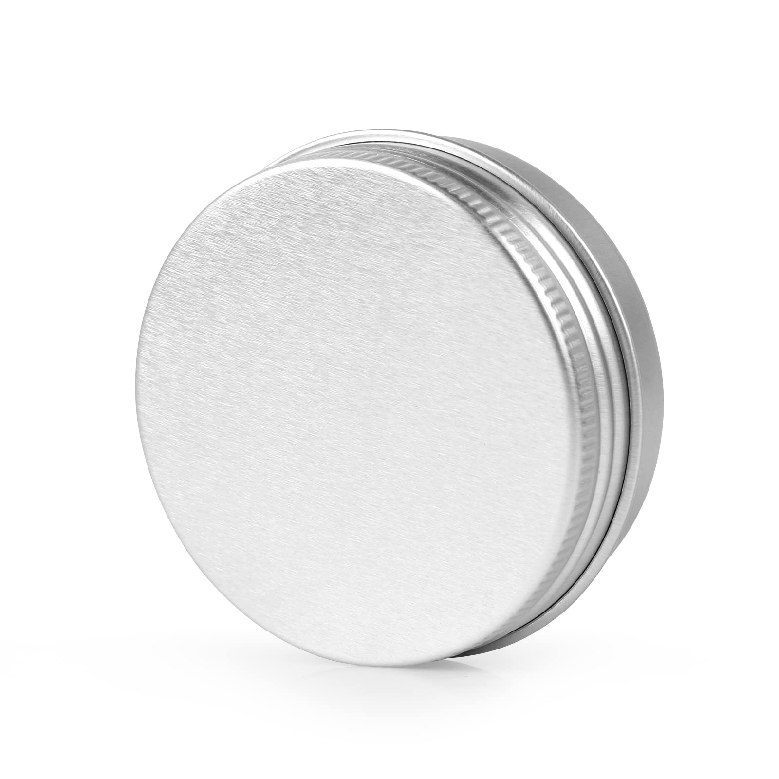 **12 Pack 1 oz Round Aluminum Tins with Lids - Silver Empty Containers for Candle Making, DIY Crafts, Lip Balm, Cosmetic Storage | Perfect for Home, Gifts & Travel**