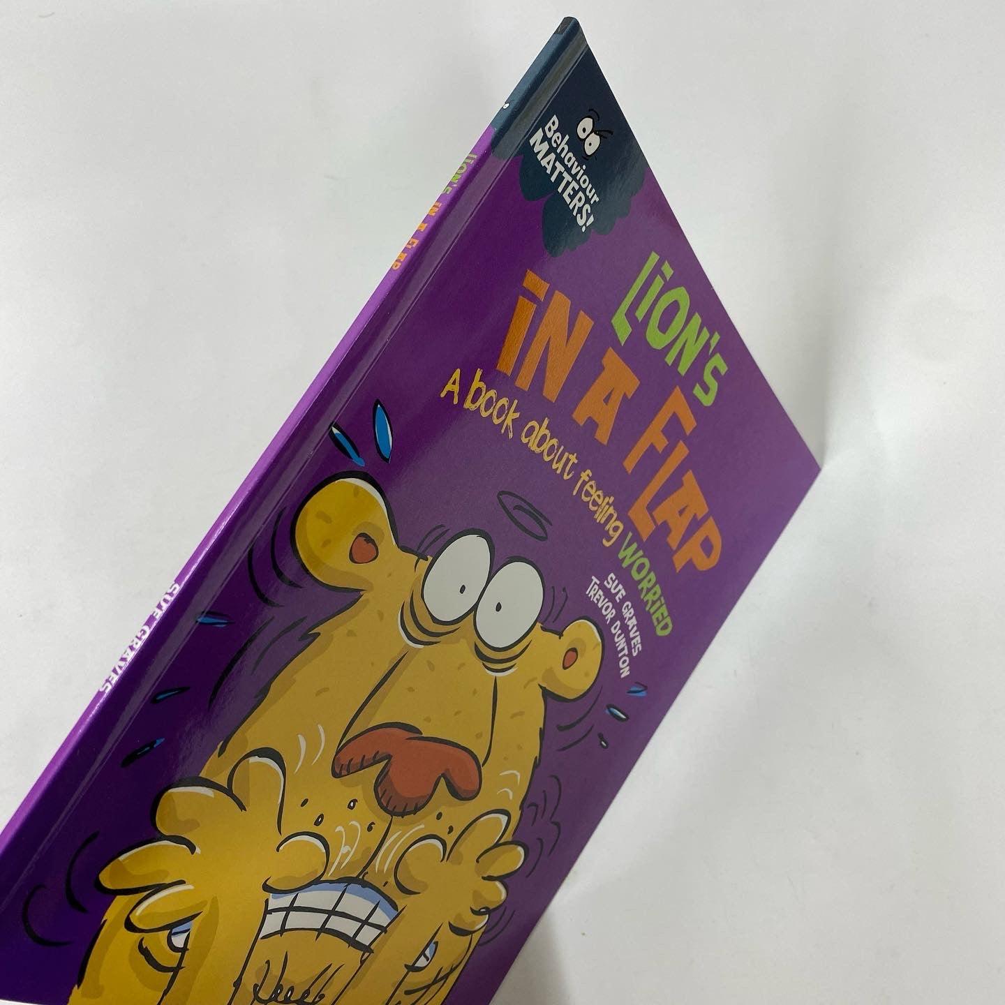 Behavior Matters: Lion's in a Flap - A Children's Book About Worry and Anxiety | Help Kids Cope with Emotions | Perfect for Bedtime, Classroom & Emotional Learning