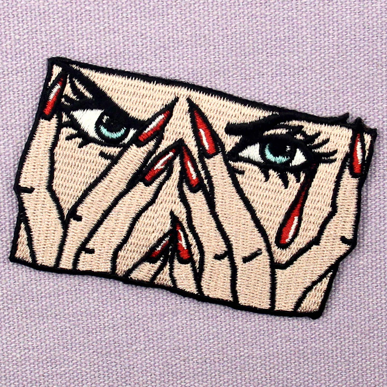 Angry Crying Woman Embroidered Patch - Iron On & Sew On Emblem for Jackets, Bags & DIY Crafts - Funny Emotional Expression Applique for Clothing Customization