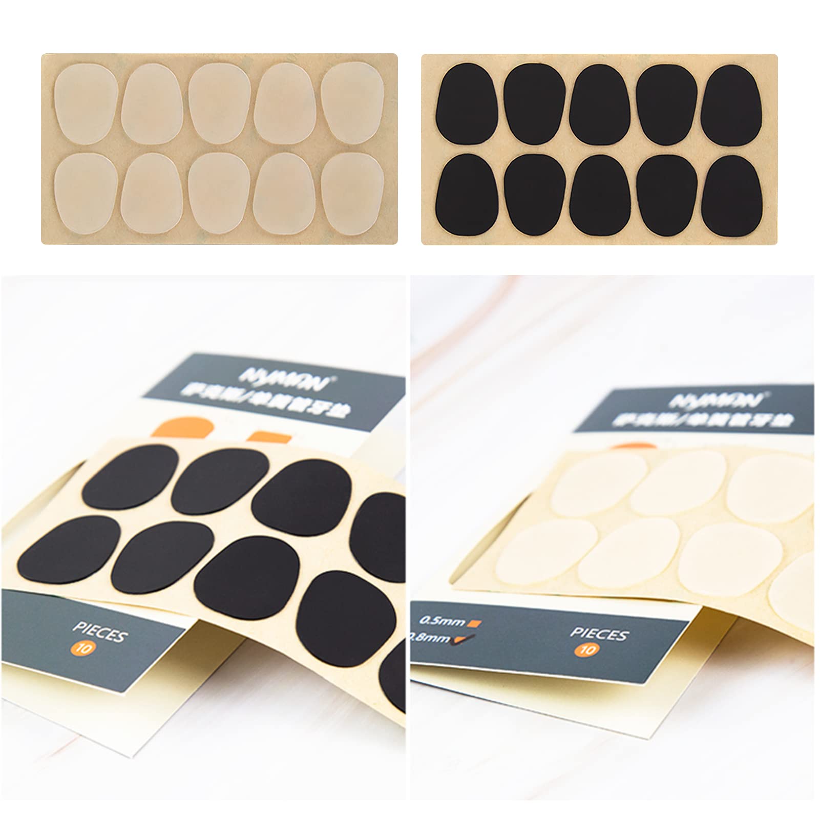 10pcs Saxophone Mouthpiece Cushion Patches - Soft Pads for Alto/Tenor Sax - Reduce Bite Pressure & Improve Comfort - Perfect for Practice, Performances & Long Playing Sessions