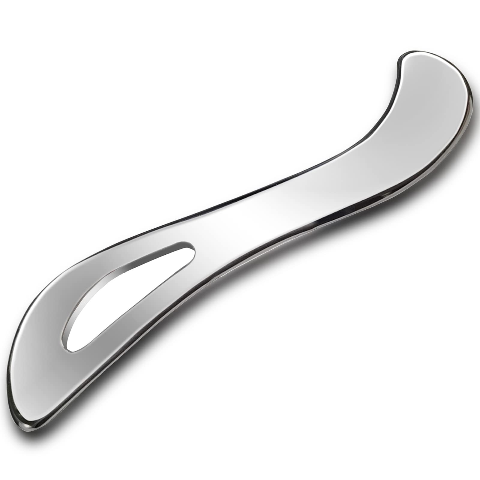 BYYDDIY Stainless Steel Gua Sha Scraper Tool - Professional IASTM Massage Tool for Muscle Recovery, Fascia Release & Scar Tissue Therapy - Perfect for Body Massage, Pain Relief & Relaxation at Home or Spa