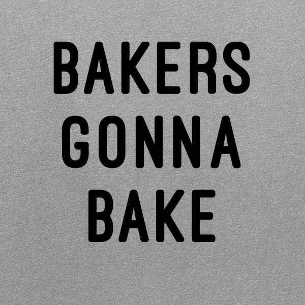 Pop Threads 'Bakers Gonna Bake' Cute Chef Graphic T-Shirt for Men - Comfortable Cotton Tee for Baking, Cooking & Casual Wear