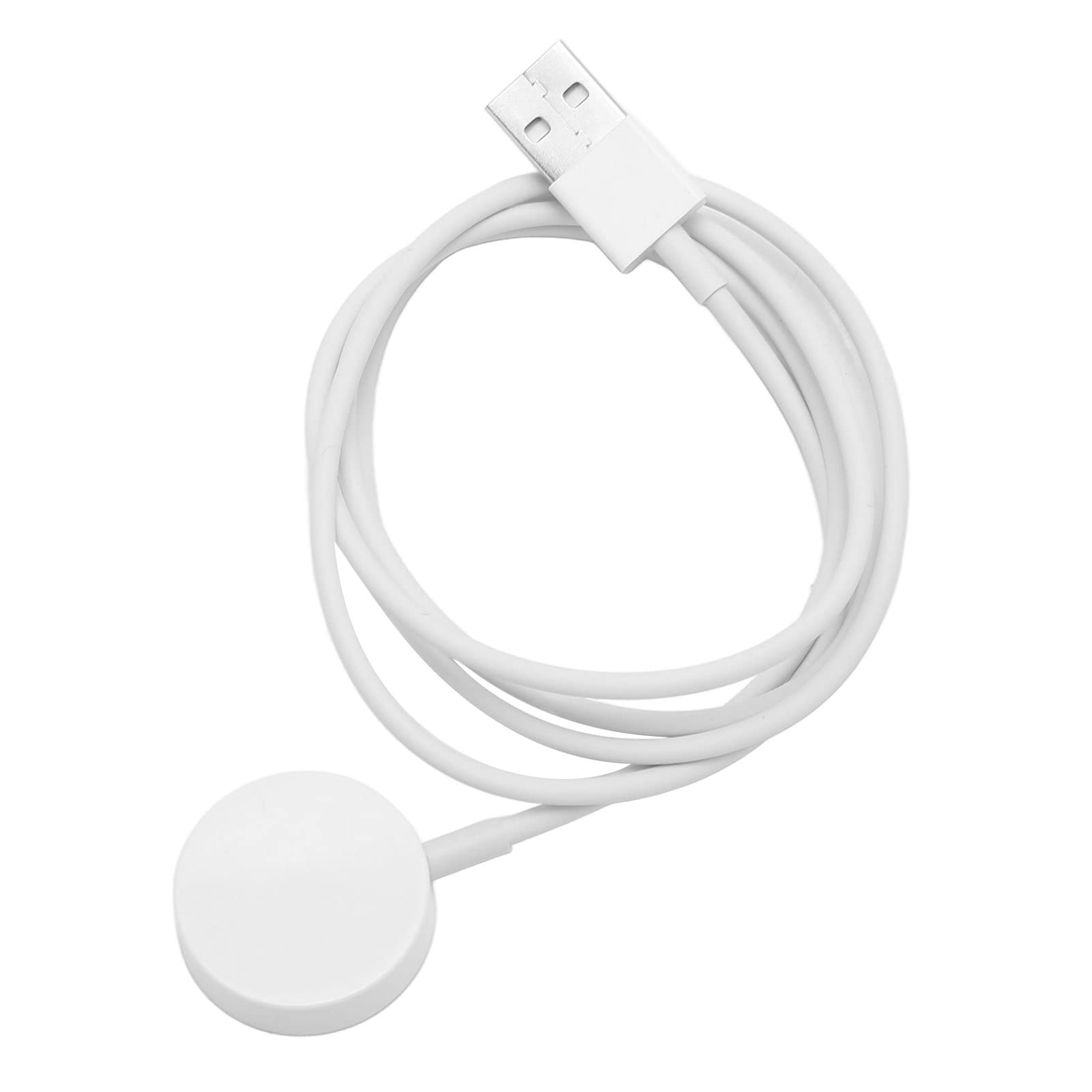 Magnetic Fast Charging Watch Charger for Fossil Gen 1 2 3 - Portable USB Smartwatch Charging Cable Dock Stand Replacement (White) | Perfect for Travel, Office & Nightstand Charging