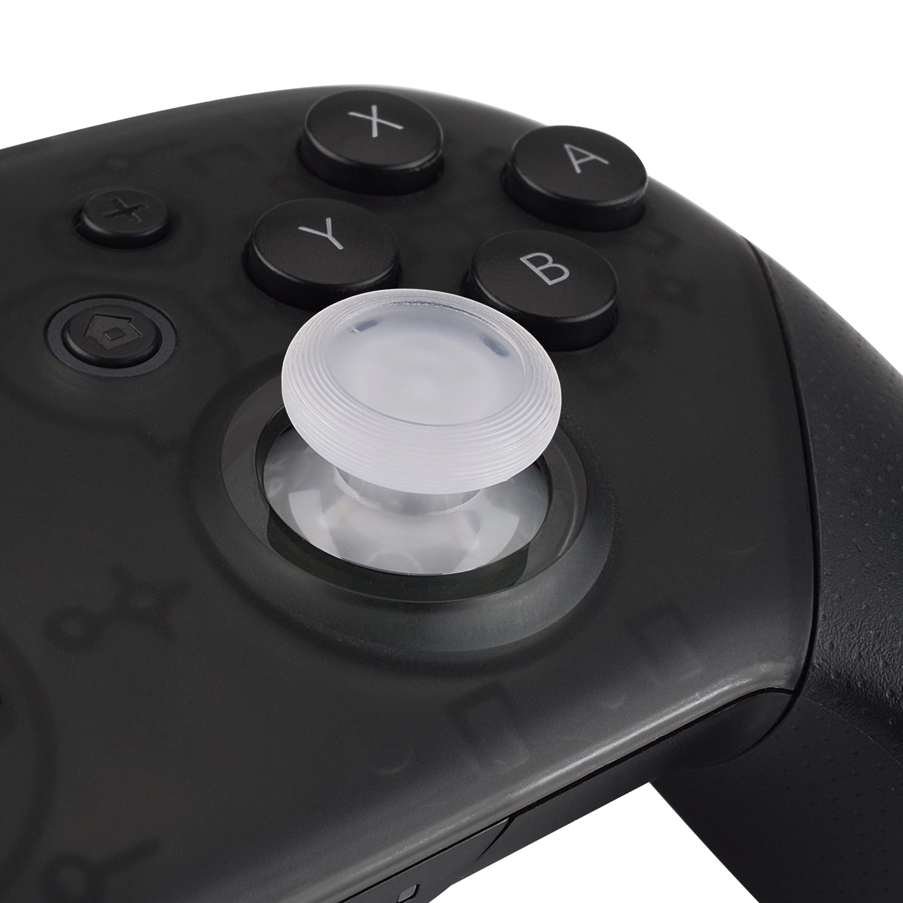 eXtremeRate Replacement 3D Joystick Thumbsticks for Nintendo Switch Pro Controller - Transparent Clear | Enhanced Grip & Precision for Gaming | Perfect for Competitive Play & Long Gaming Sessions