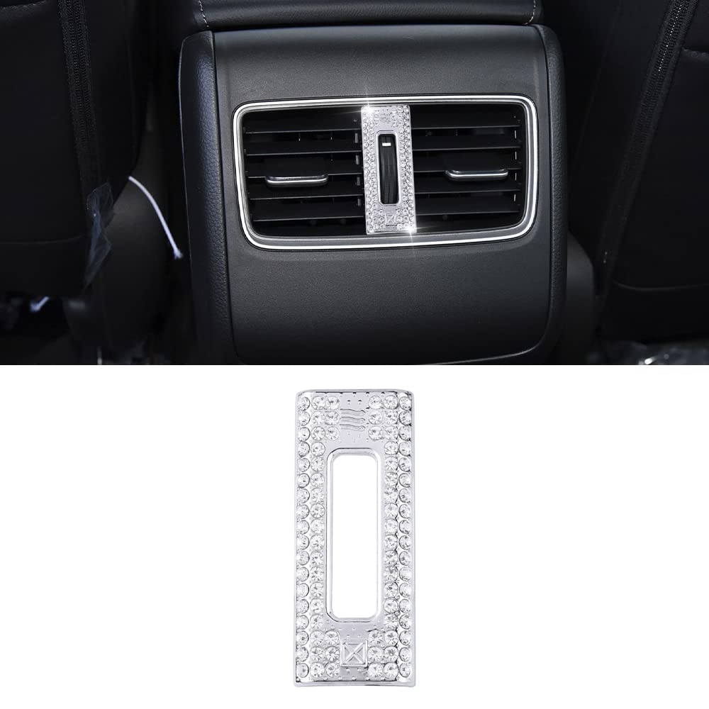 PIFOOG Glitter Car Vent Stickers for Honda Accord - AC Outlet Cover & Rear Air Vent Switch Decals | Interior Decor Accessories for Accord Sport Hybrid EX EX-L Touring Sedan | Perfect for Personalization & Car Show Enhancement