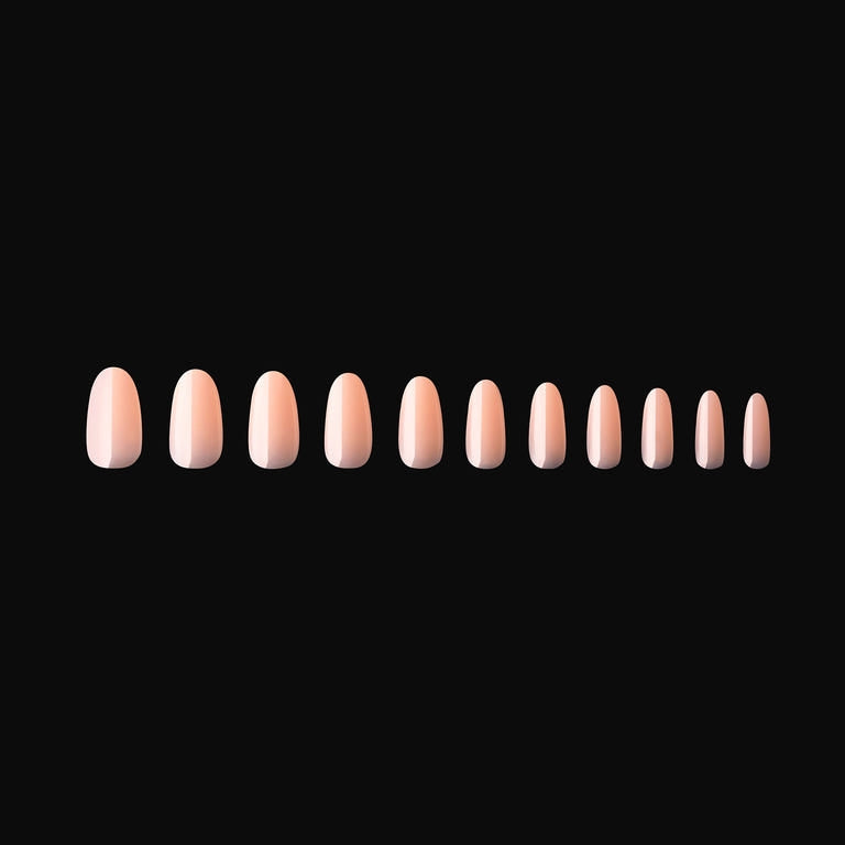 Apres Gel X Neutrals Chloe Natural Nail Tips 150pc - Medium Round Shape for Soft & Natural Look | Perfect for DIY Manicures, Salon Nails & Special Occasions