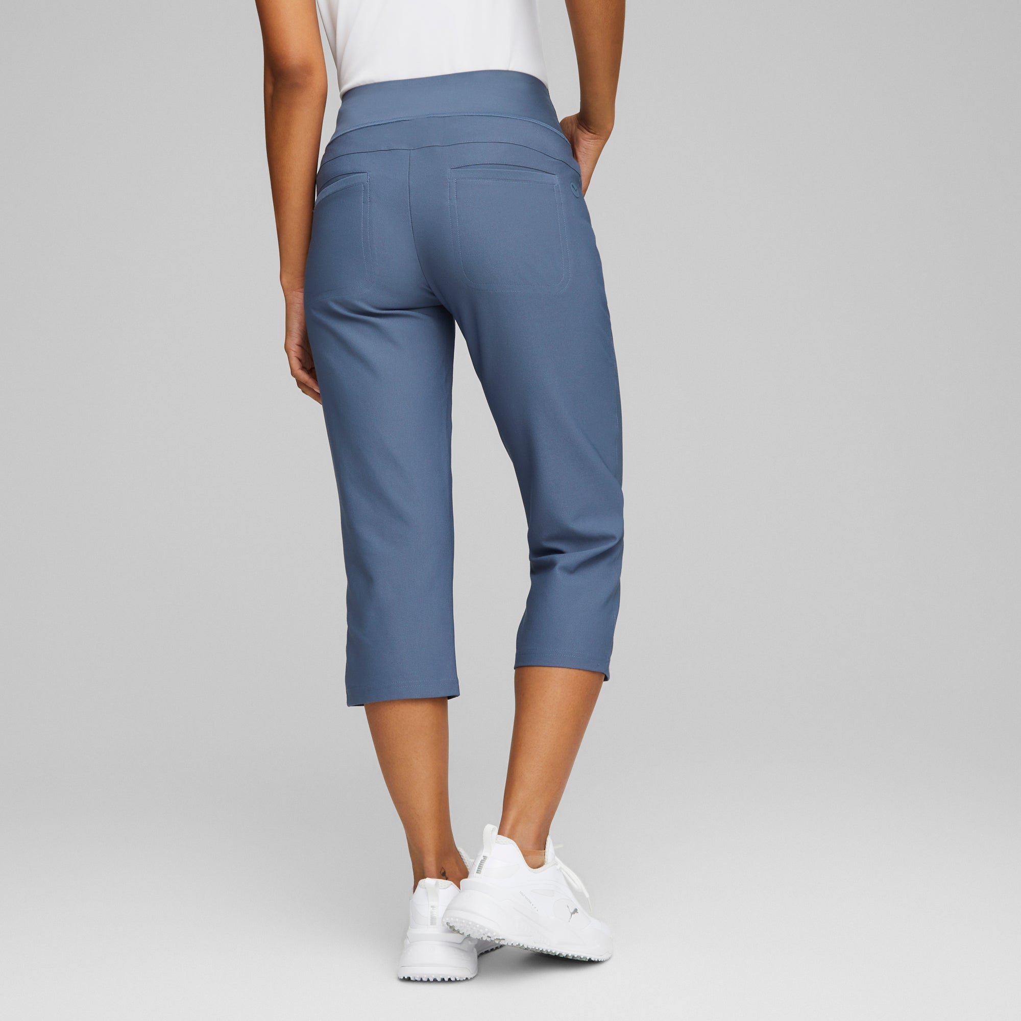 PWRSHAPE Women's Capri Golf Pants - Stretch Athletic Trousers for Comfort & Performance | Perfect for Golf, Tennis & Casual Wear