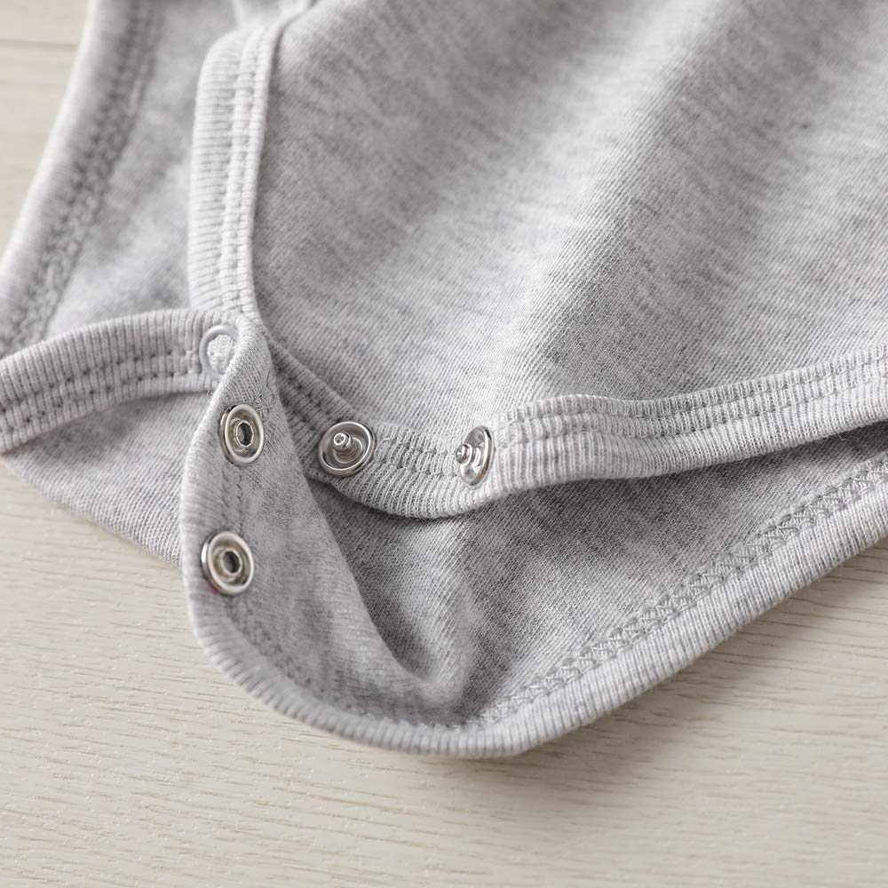 Funny Baby Bodysuit 0-3M - Unisex Love Nana Papa Outfit for Newborns & Infants