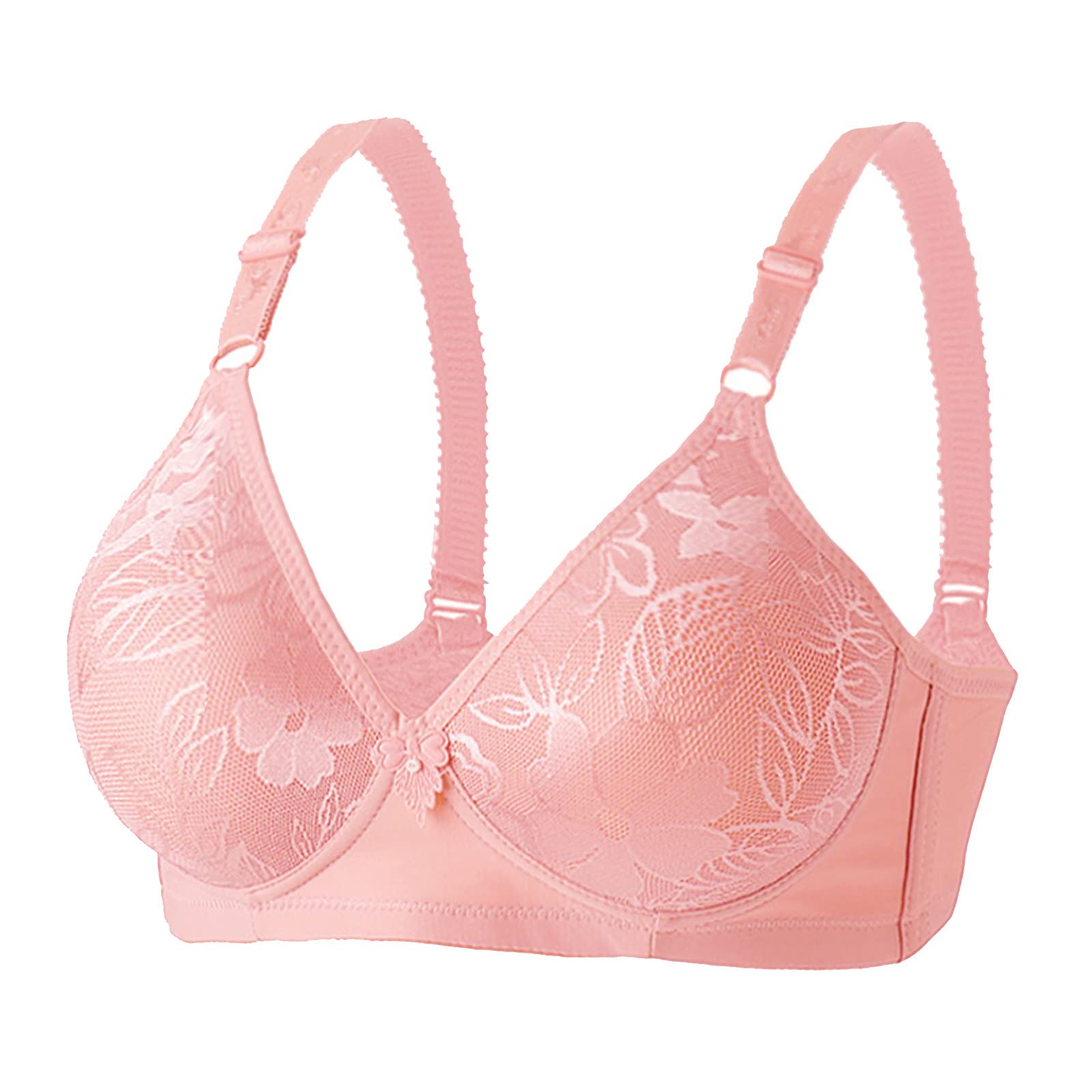 Women's Plus Size Adjustable Full Cup Sport Bra - Cotton Breathable Modal No Steel Ring Bustier for Yoga, Running & Gym Workouts