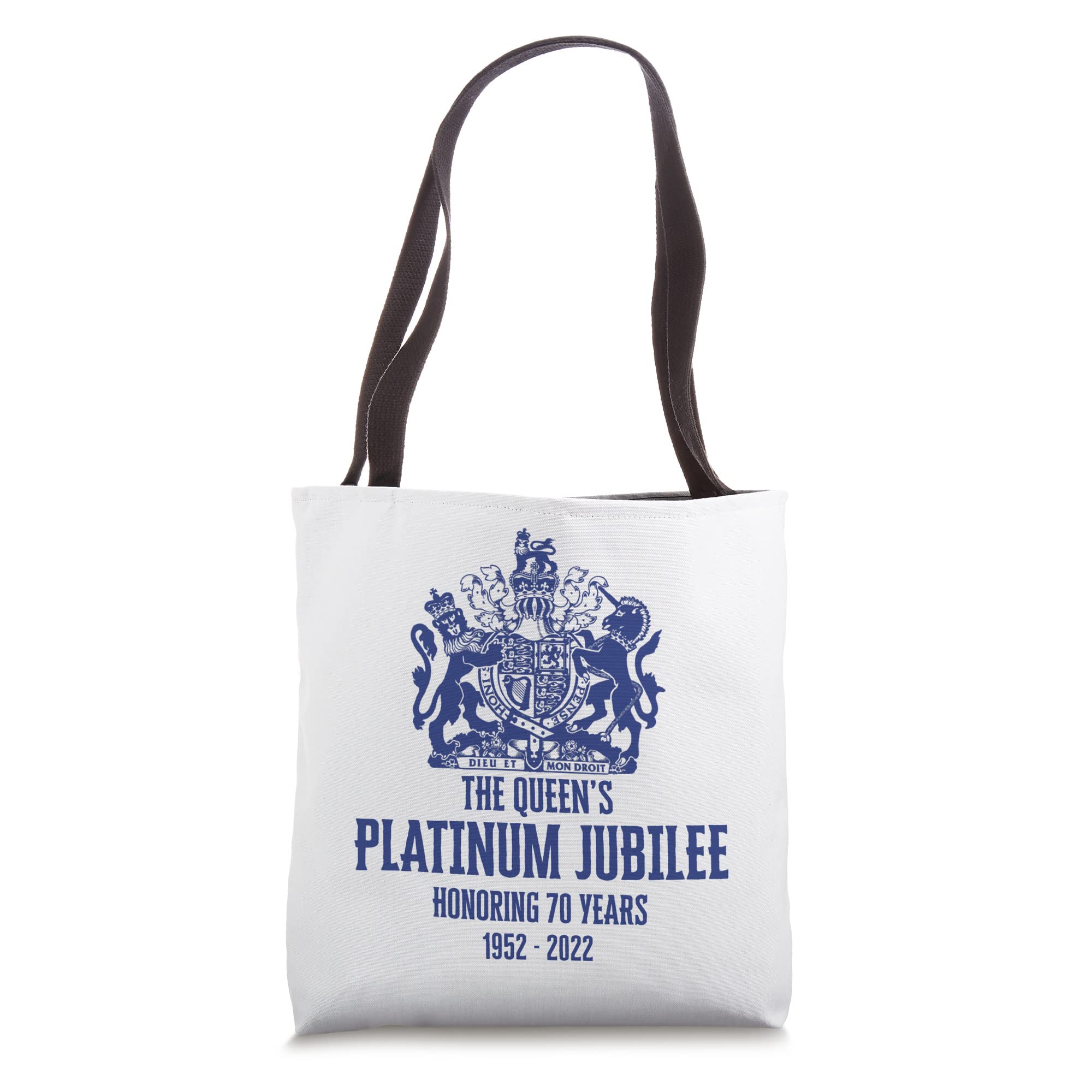 British Queen Platinum Jubilee 70th Anniversary Commemorative Tote Bag - Perfect for Royal Celebrations, Souvenirs & Everyday Use