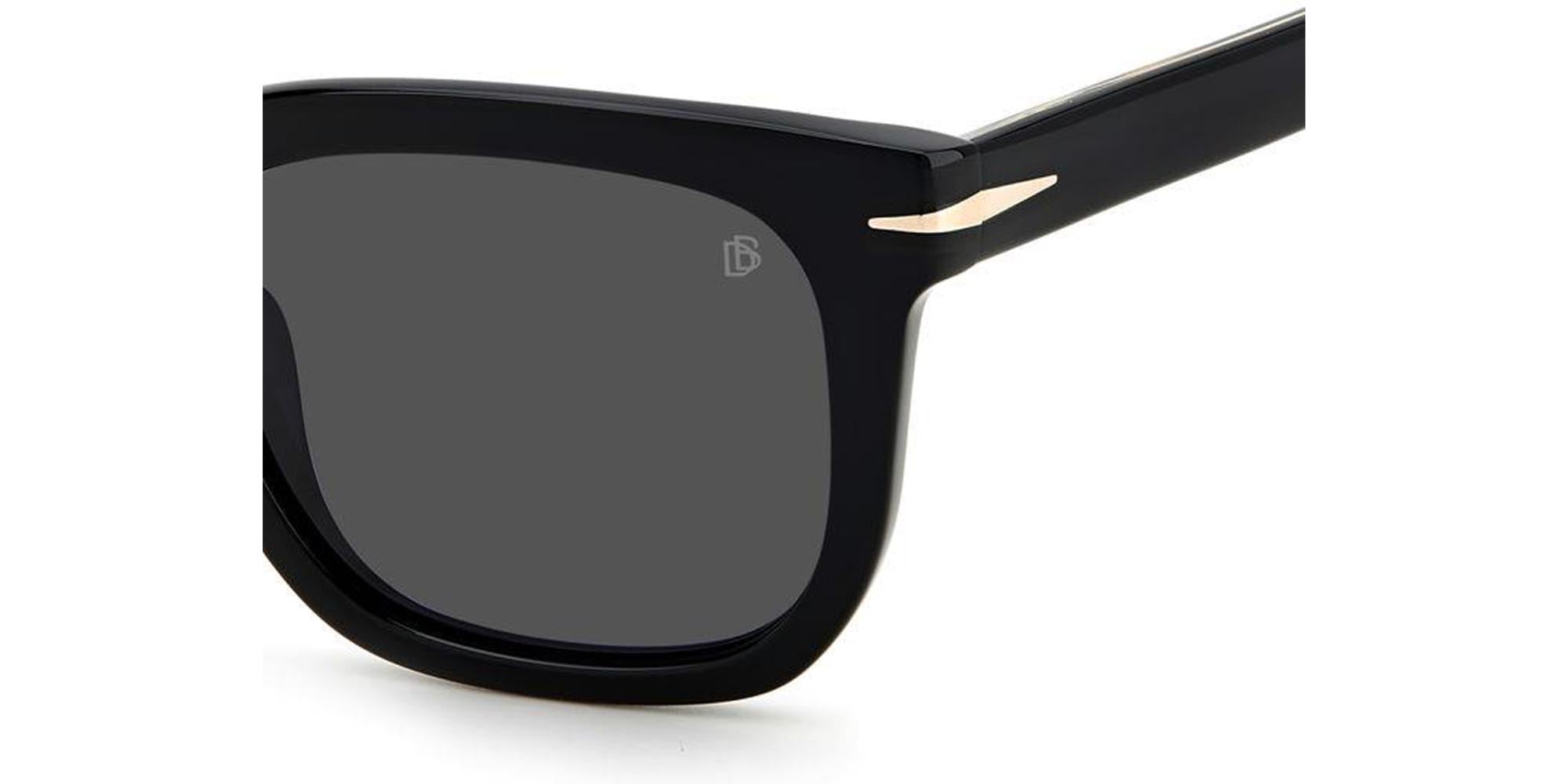 David Beckham DB7076/S Men's Sunglasses - Polarized UV Protection Aviator Style for Driving, Outdoor & Fashion