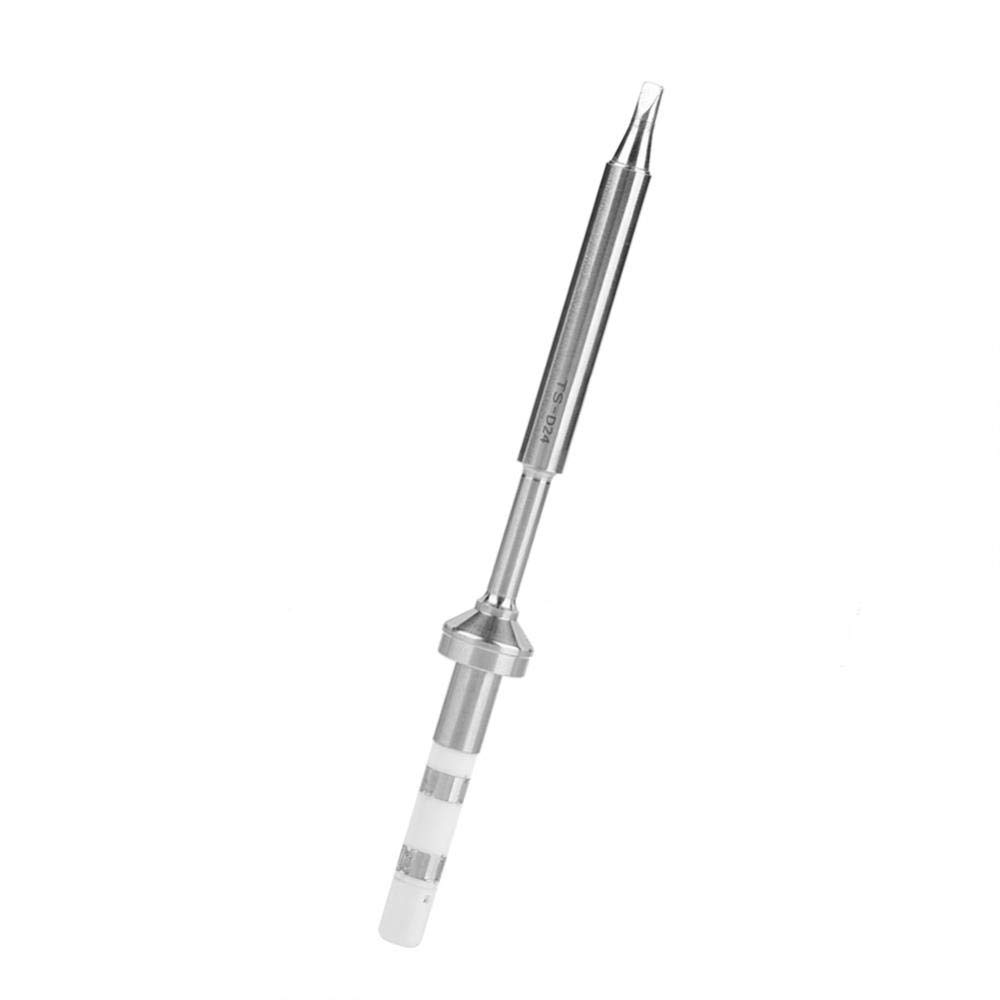High-Quality TS100 Soldering Iron Tip - Mini Stainless Steel Replacement (TsD24) for Precise Electronics Repair | Perfect for DIY Projects, Circuit Board Fixing & Small Welding Jobs