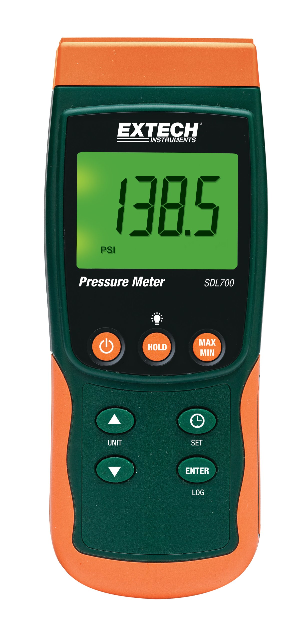 Extech SDL700 Digital Pressure Meter with Data Logger - Accurate Air & Water Pressure Measurement for HVAC, Plumbing & Industrial Applications