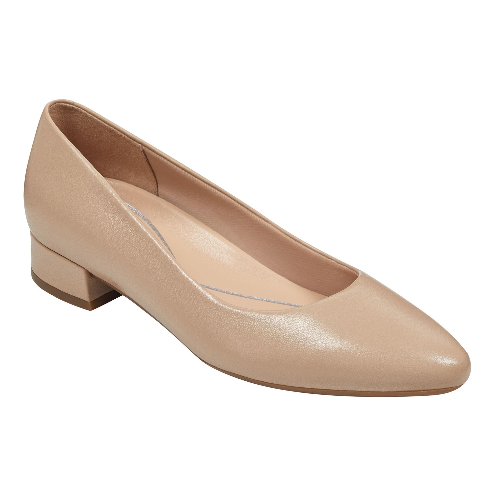 Easy Spirit Women's Caldise Comfortable Slip-On Loafers in Nude - Perfect for Work, Travel & Everyday Wear