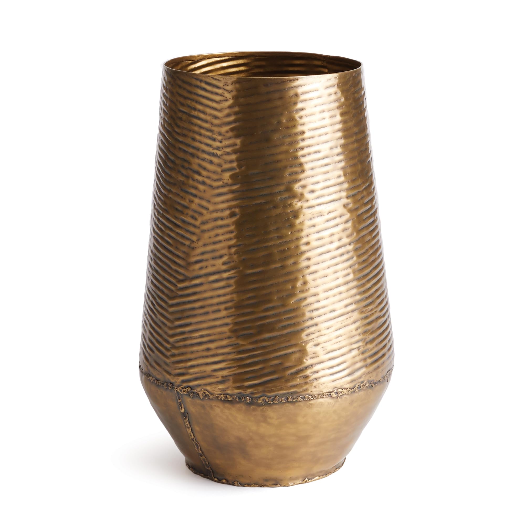 Napa Home Accents Collection - Lena Short Vase for Floral Arrangements, Home Decor, and Wedding Centerpieces | Elegant Ceramic Vase for Living Room, Dining Table, and Office Desk Decor