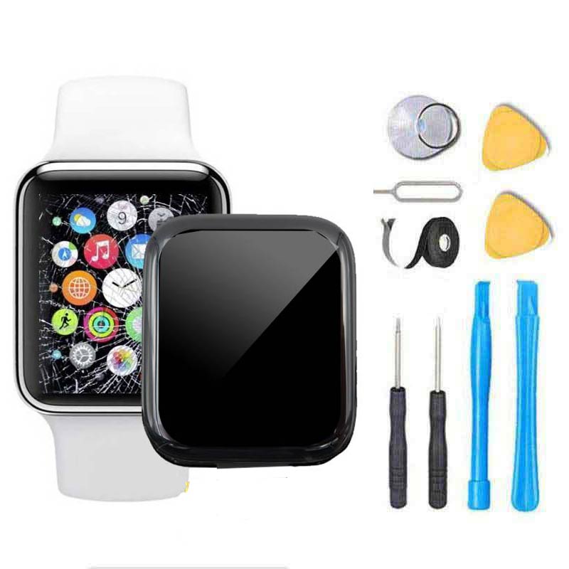 Apple Watch Series 7 (41mm) Screen Replacement Kit - Premium LCD Digitizer Glass for Models A2473 A2475 A2476 - DIY Repair Solution for Cracked or Damaged Displays | Perfect for Home Repairs & Tech Enthusiasts