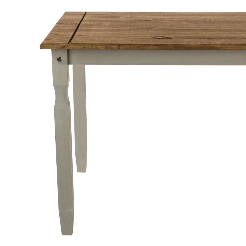 Rectangular Wood Dining Table for 4-6 People | Kitchen & Dining Room Table Set | Small Breakfast Nook Table | Perfect for Family Meals, Dinner Parties & Cozy Breakfasts