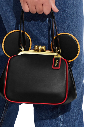 Coach Disney Mickey Mouse X Keith Haring Kisslock Crossbody Bag - Stylish Disney Collection Handbag for Women, Perfect for Date Night, Travel & Everyday Use
