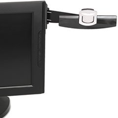 (6 Pack) MMMDH240MB Swing Arm Document Holder - Adhesive Monitor Mount, 30 Sheet Capacity, Black - Perfect for Office, Home & Workspace Organization