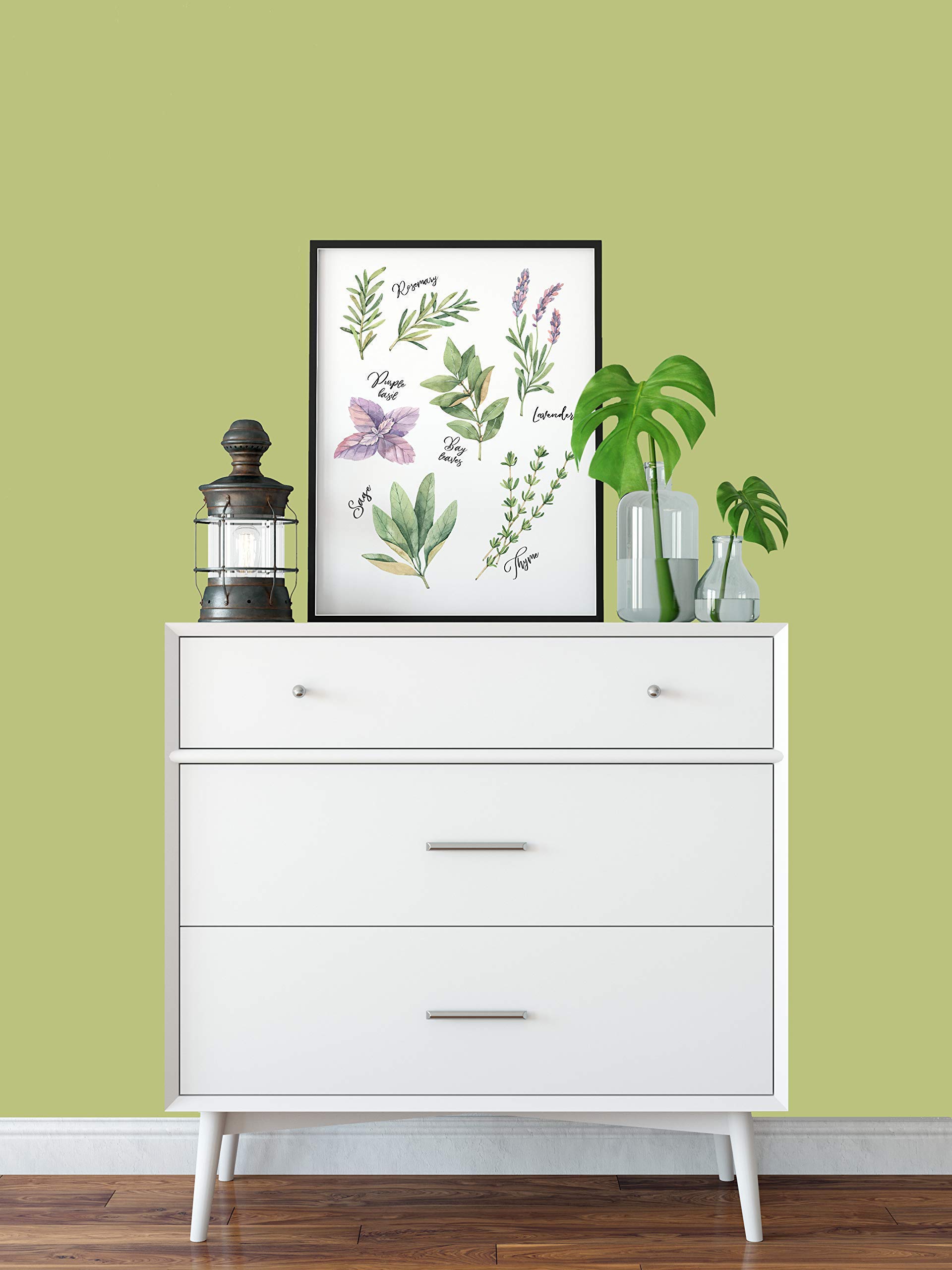 Botanical Kitchen Wall Art - Rustic Farmhouse Decor for Home & Kitchen