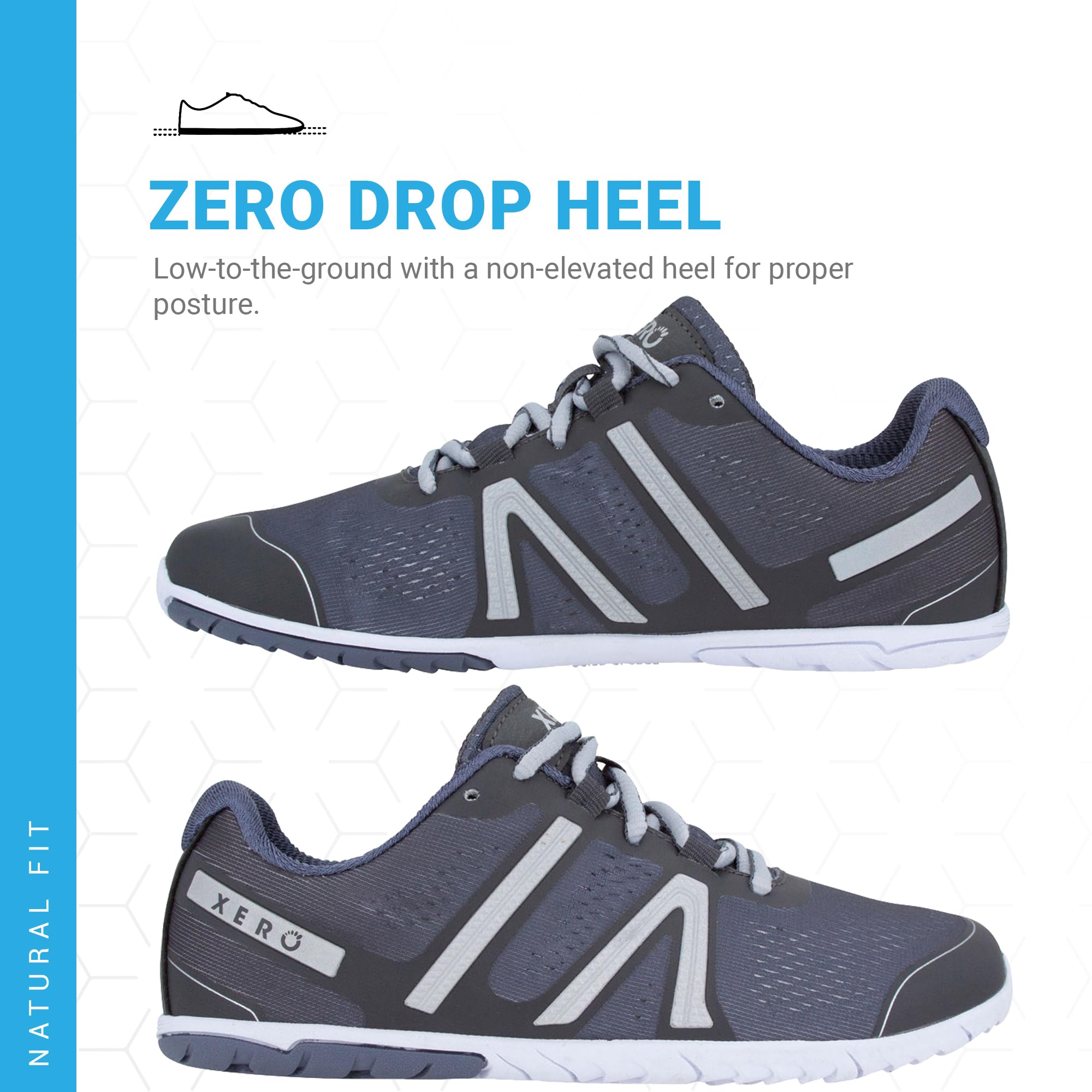 Xero Shoes Barefoot Running Shoes for Women - Minimalist Zero Drop Wide Toe Box Trail Running & Gym Workout Shoes | Lightweight Comfortable for Outdoor Fitness & Hiking
