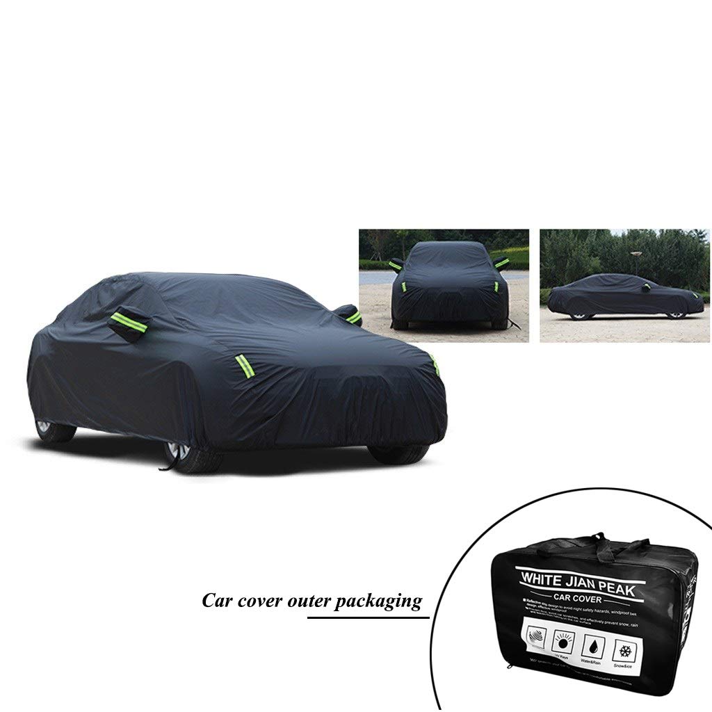 DUWEN Porsche Panamera Executive Car Cover - All Weather, UV Resistant, Dustproof, Scratchproof Oxford Cloth Car Cover for Outdoor Sun Protection & Insulation - Perfect for Garage, Parking, Travel & Long-Term Storage
