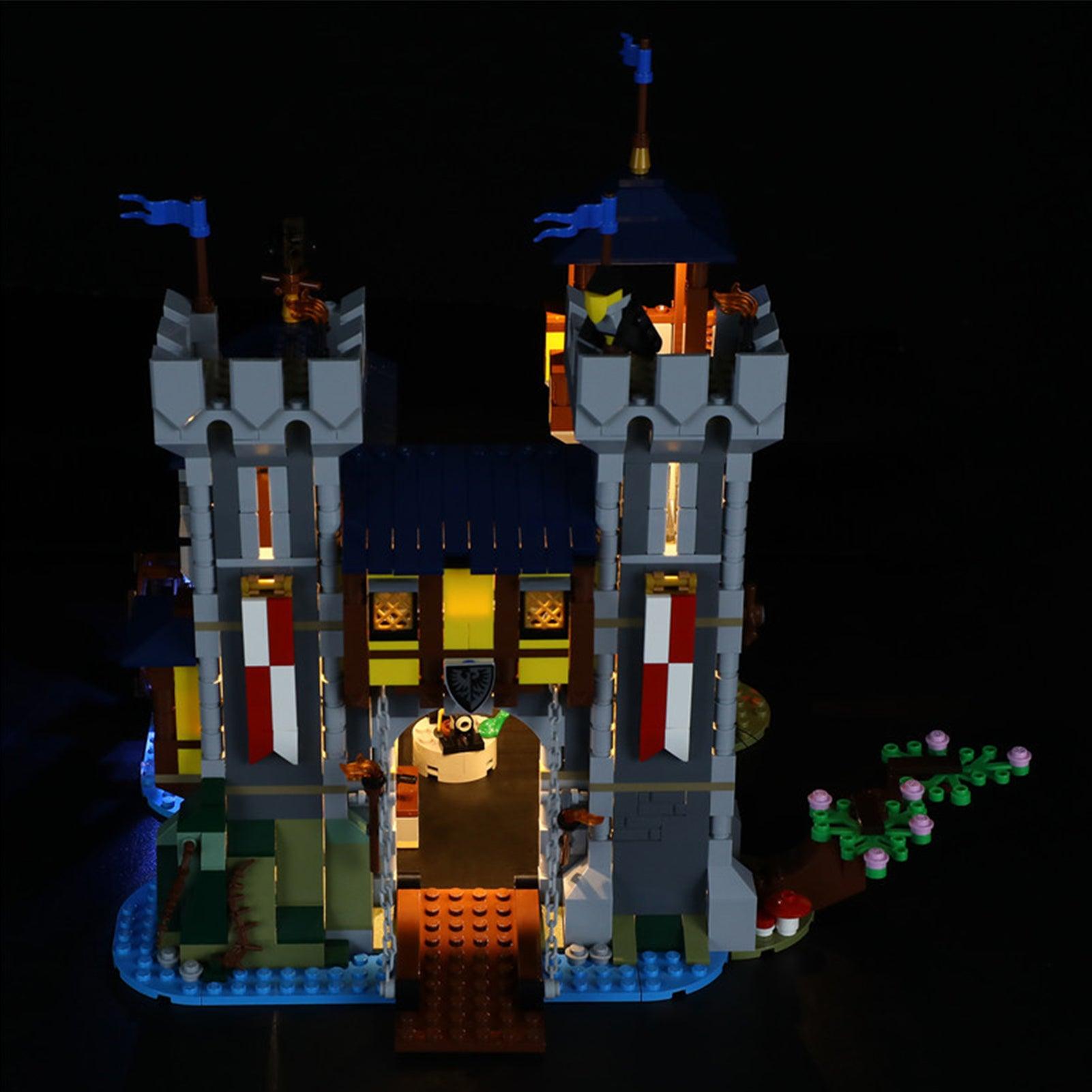 Best Light Kit for Lego Creator Medieval Castle 31120 - Enhance Your Castle Model with LED Lighting for Display & Nighttime Play
