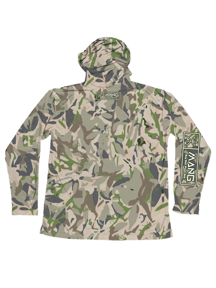 MANG MP1261H Men's Camouflage Duck Hoodie - Warm Fleece-Lined Hunting Jacket for Outdoor Adventures & Casual Wear