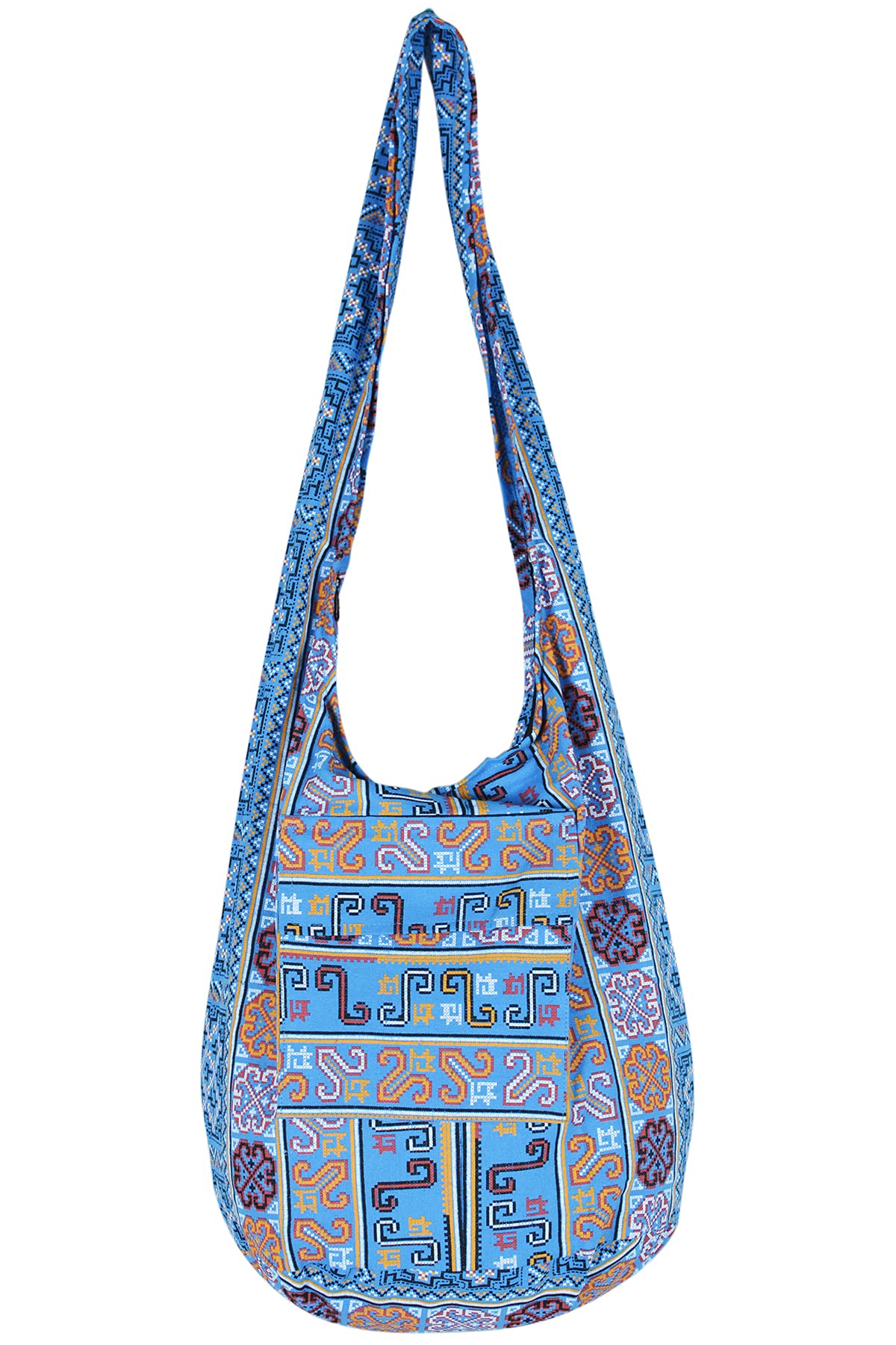 Boho Crossbody Handbag - Handmade Cotton Unisex Purse for Women & Men | Perfect for Travel, Shopping & Everyday Use