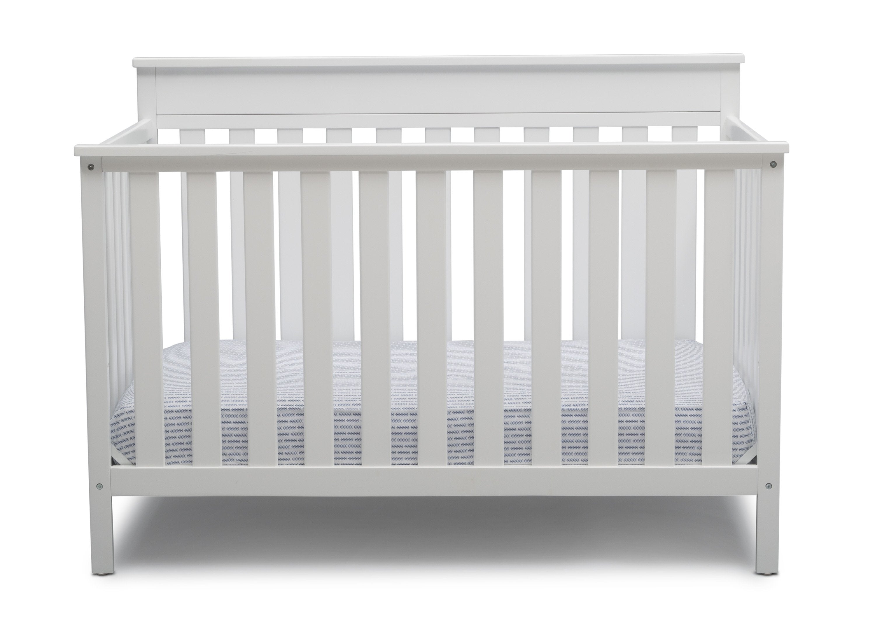 Kingswood 4-in-1 Convertible Baby Crib - Toddler Bed, Daybed & Full-Size Frame | Safe Nursery Furniture for Newborns to Teens (Perfect for Baby Rooms, Daycare Centers & Guest Rooms)