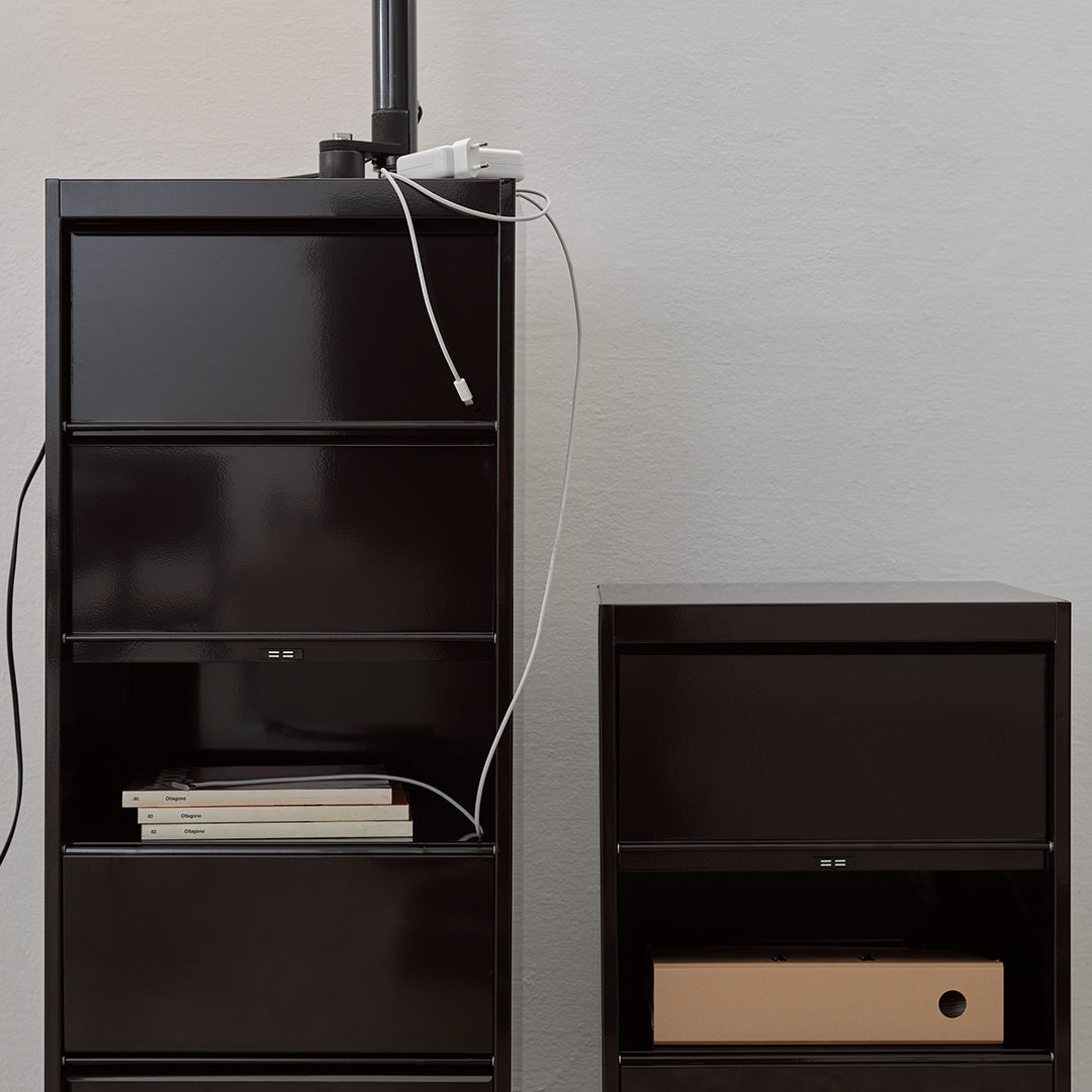 CC3 Filing Cabinet - Heavy Duty Metal File Cabinet with Lock, 2/4 Drawer Storage Organizer for Office, Home, or School - Perfect for Document Storage & Organization