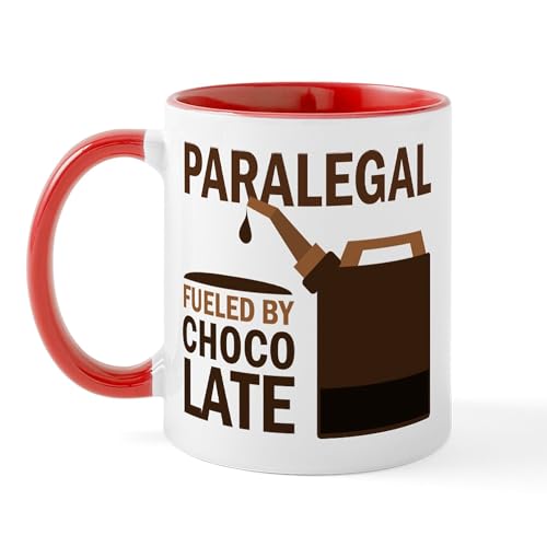 White/Red Inside - Paralegal Gift Mug