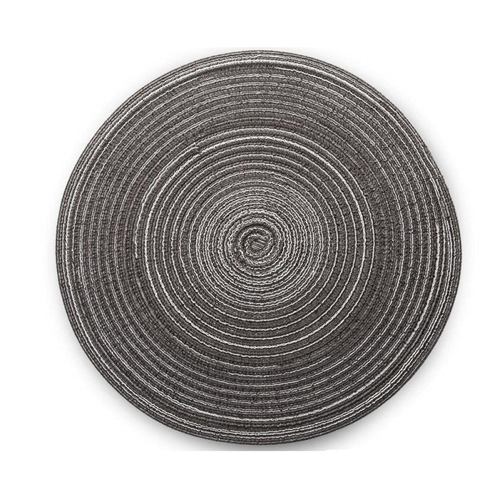 4PCS Nordic Style Knitted Coasters for Tea Cups - Heat Insulation Table Pads, Western Dining Decor, Home Kitchen Accessories - Blue Trumpet Design | Perfect for Coffee, Tea, and Dining Table Protection