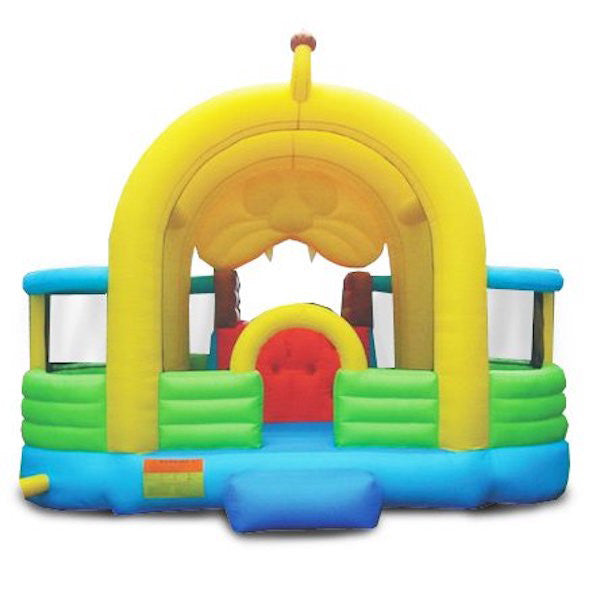 KidWise Lion's Den Bounce House - Inflatable Jumping Castle for Kids Outdoor Birthday Parties, Backyard Play & Summer Activities